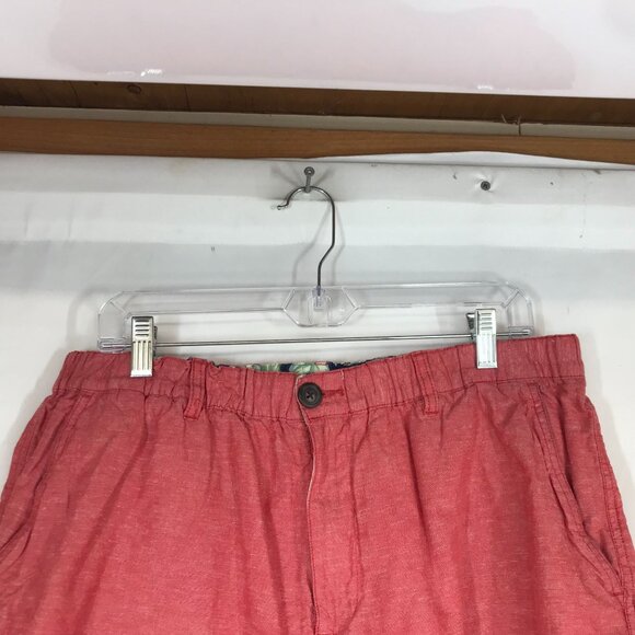 CHUBBIES -MEN'S XXL - RED BUTTON ELASTIC WAIST COTTON BLEND SHORTS - Picture 2 of 9